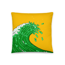 Load image into Gallery viewer, Pillow- Money Waves
