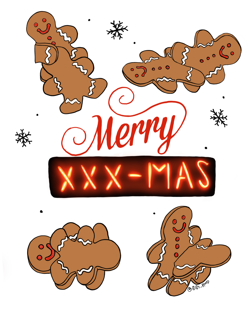 Greeting Card- Merry XXX-mas